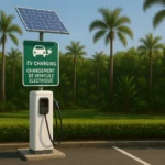 Electrical car charging stations and solar energy opportunities