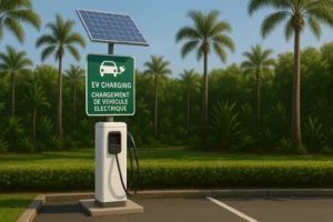 Electrical car charging stations and solar energy opportunities
