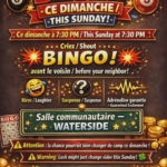 Bingo Sunday nights at 19:30!