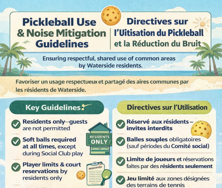 Pickleball Use & Noise Mitigation Update