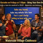 Weekly Karaoke – Fridays at 19h30 (7:30pm)