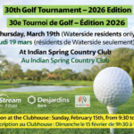 2026 Golf Tournament – Registration February 15th at 9:30am, Tournament on March 19th