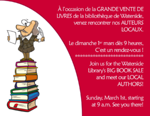 Book Sale at the Library – March 1st from 9am-12pm