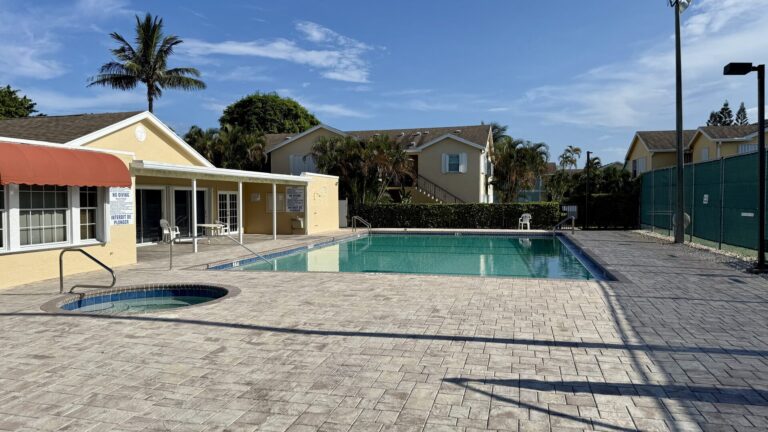 West Pool Resurfacing Nearing Completion