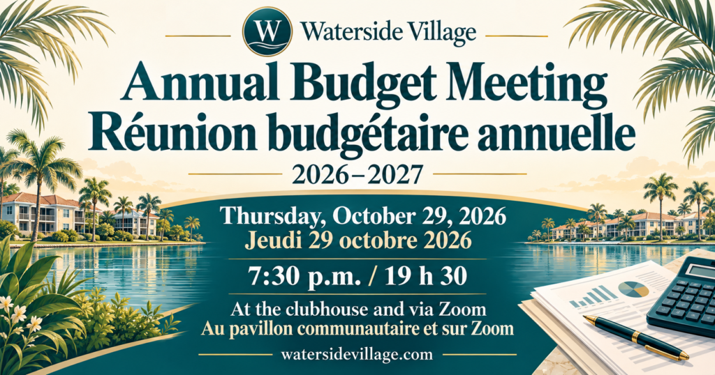 Notice of Annual Budget Meeting 2026/2027